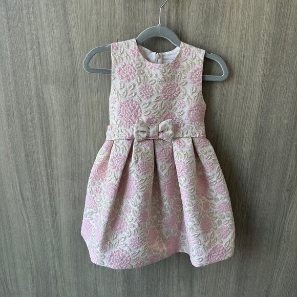 Rachel Riley Holiday Party Dress. Brocade. Size 3 - Picture 1 of 4